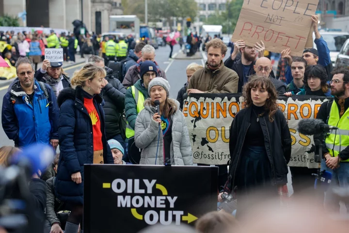 Energy Latest: Thunberg Leads Protests at London Event