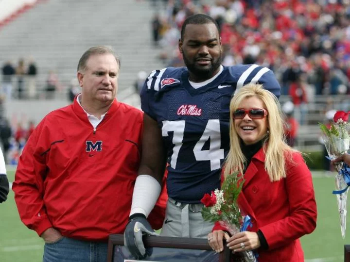 Michael Oher, depicted in 'The Blind Side,' alleges he was never adopted by Sean and Leigh Anne Tuohy, but signed into a conservatorship