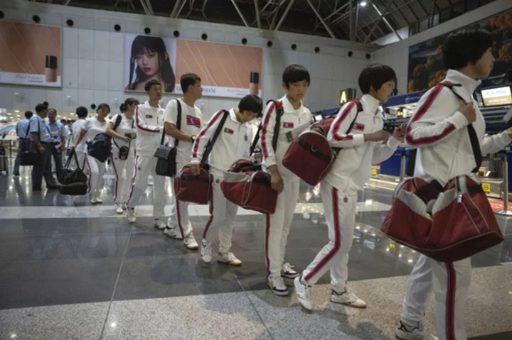 Taekwondo athletes appear to be North Korea's first delegation to travel since border closed in 2020