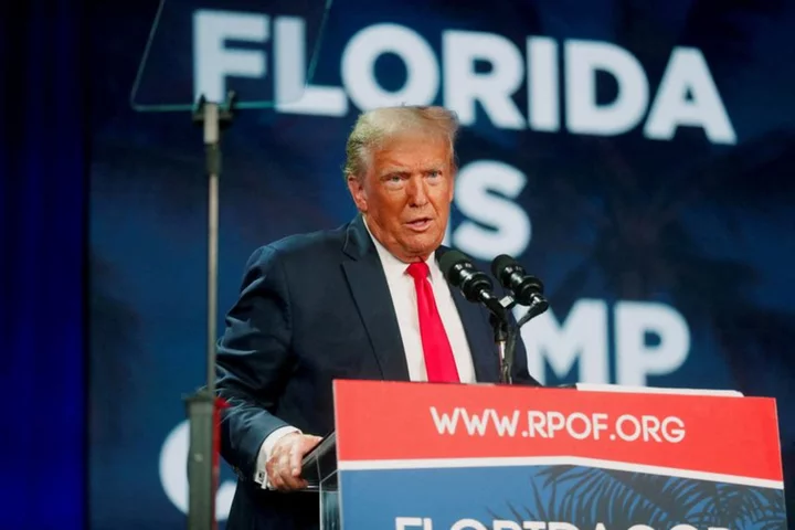 Trump targets 2024 Hispanic vote as rivals gather for Miami debate
