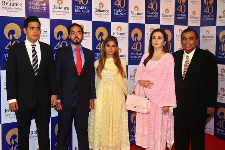 India's Reliance appoints Ambani children to board in succession plan