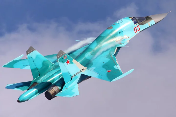 Russian fighter jet worth more than $30 million crashes during training exercise