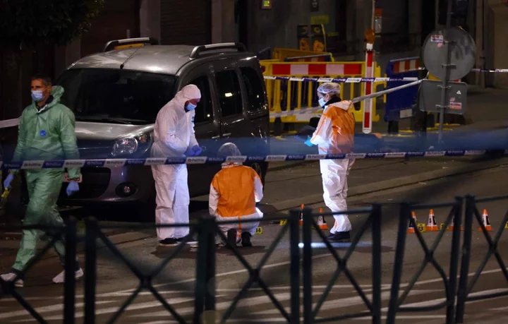 Police on scene of Brussels shooting as Belgium raises terror alert to highest level