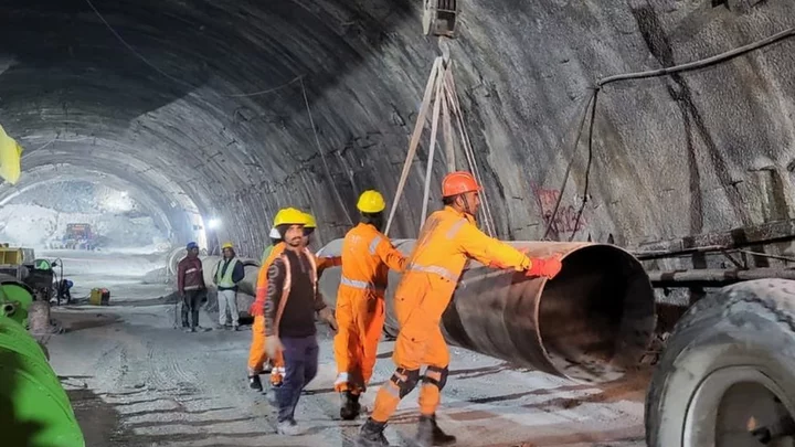 Uttarakhand tunnel collapse: Drilling resumes to save trapped Indian workers