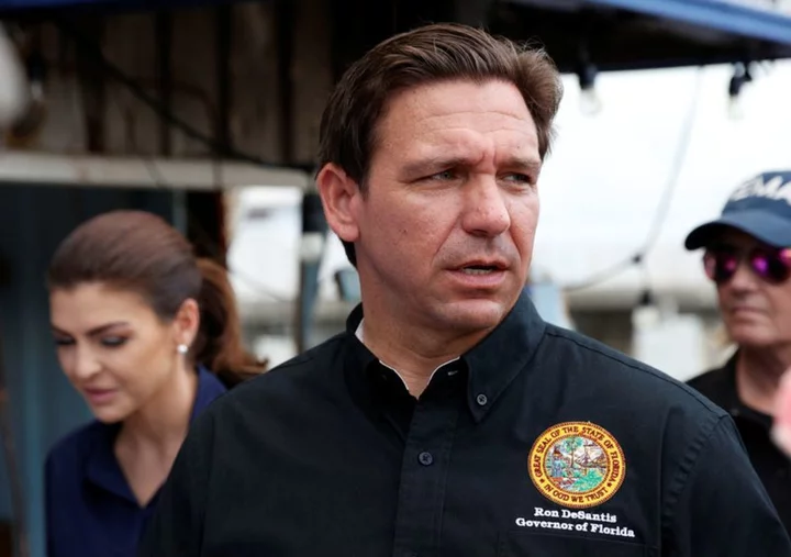 Analysis-DeSantis 2024 campaign escapes battering by Hurricane Idalia - for now