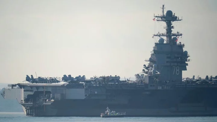 US moves battleships closer to Israel after Hamas attack