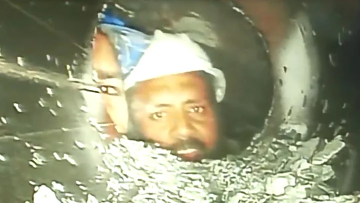 Uttarakhand tunnel collapse: First video emerges of Indian workers stuck in tunnel