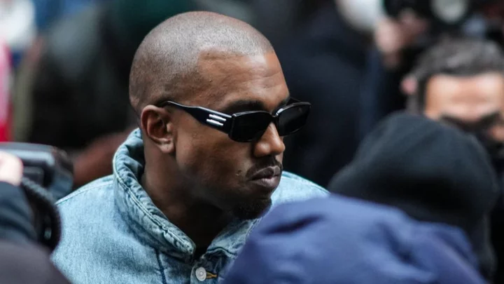 Kanye West performs at Travis Scott concert after antisemitism scandal