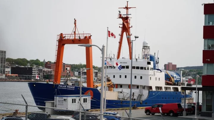 Polar Prince: Support ship docks at Canadian harbour as rescue operations wind down