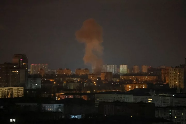 Russia-Ukraine war – live: Putin launches biggest drone attack on Kyiv since war began