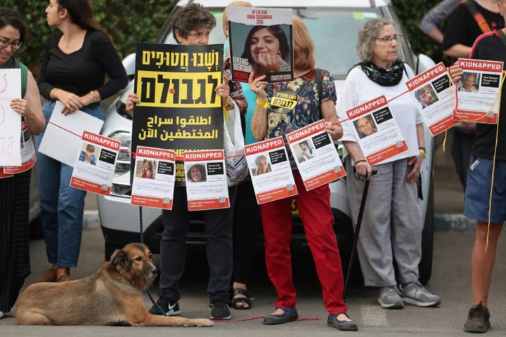Israeli hostage families fight to keep spotlight on captives