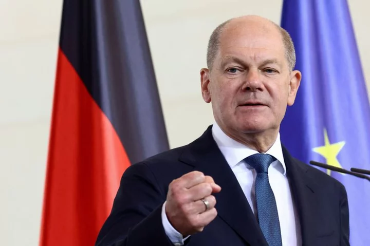 Germany's Scholz calls for pragmatism as U.S. pushes Russia export bans