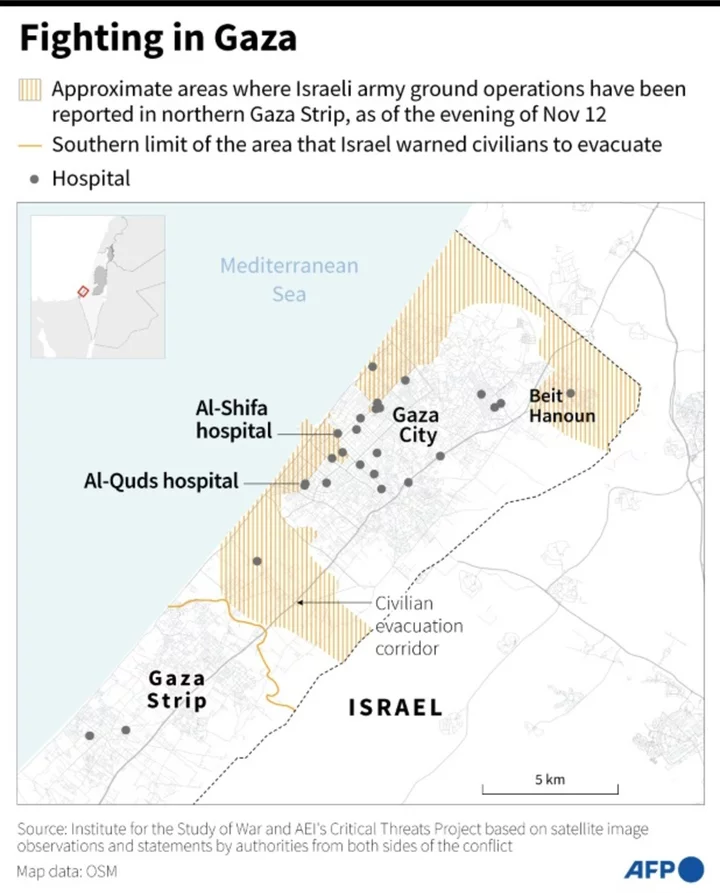 Gaza's embattled main hospital buries patients in mass grave