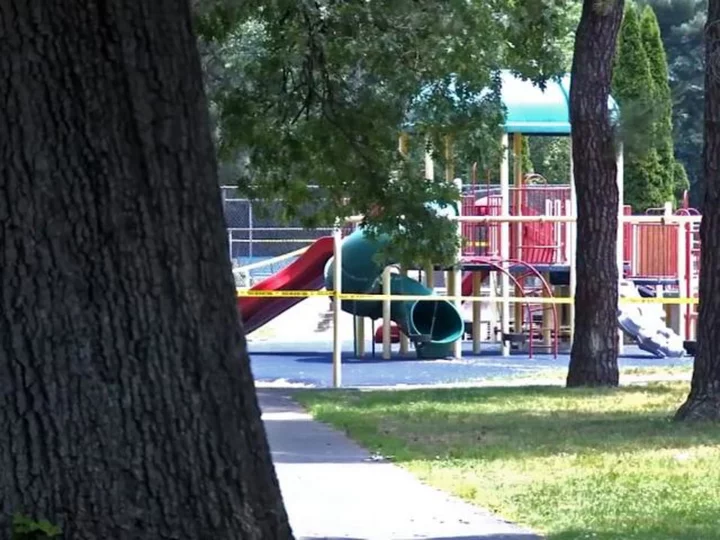 Two children injured after acid poured onto Massachusetts playground slides