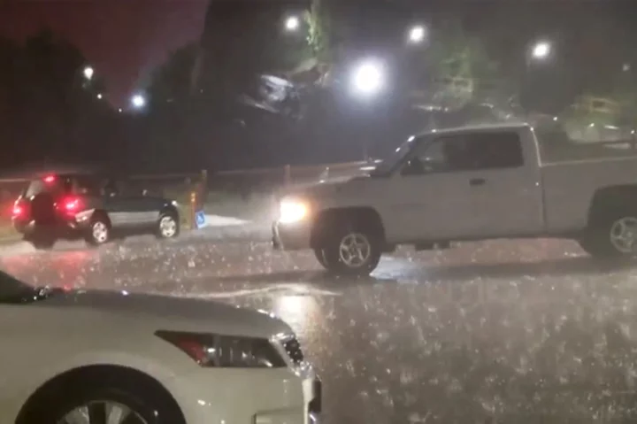 Hail injures dozens of concertgoers and forces cancellation of Louis Tomlinson show near Denver