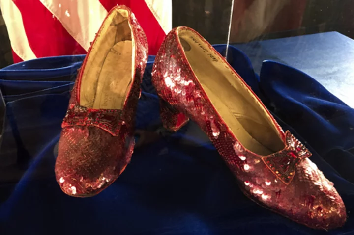 Man indicted in theft of 'Wizard of Oz' ruby slippers worn by Judy Garland