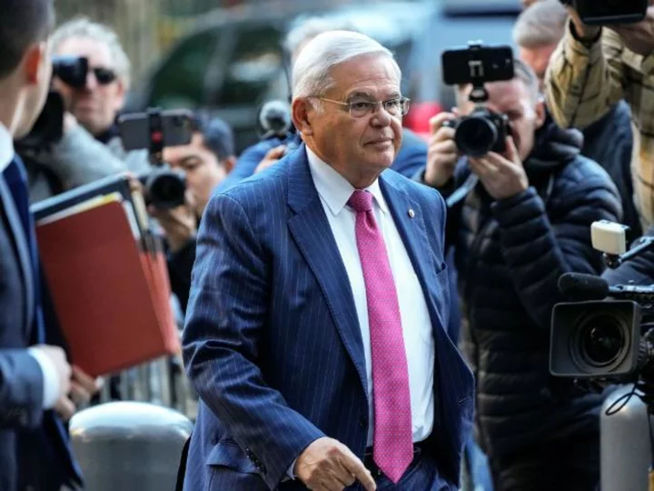 Sen. Bob Menendez pleads not guilty to charge alleging he conspired to act as a foreign agent of Egypt