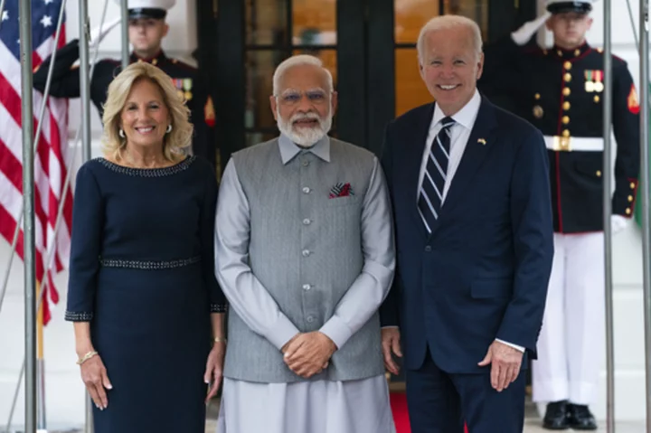 India's Modi is getting a state visit with Biden, but the glitz is shadowed by human rights concerns