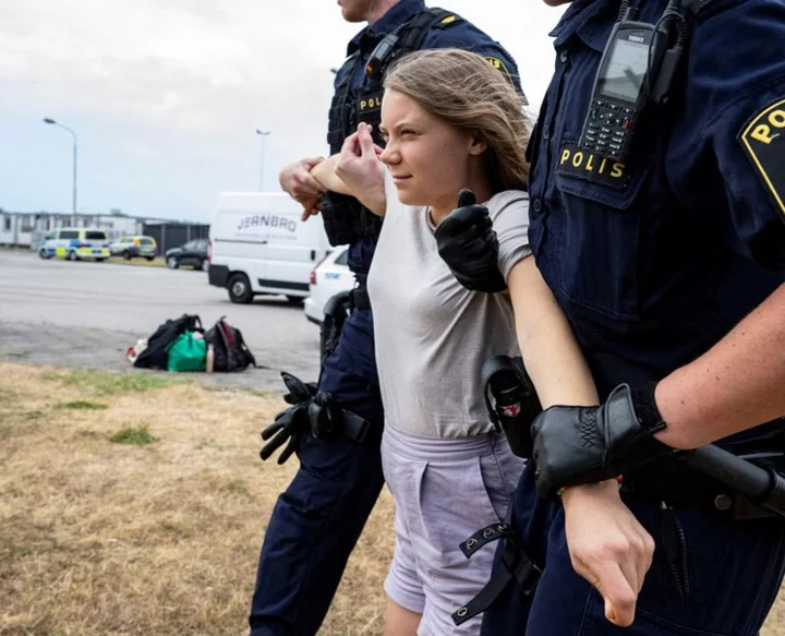 Greta Thunberg says France targeting climate activists