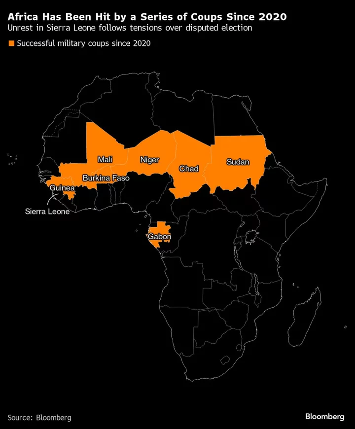 Sierra Leone Soldiers Killed Amid Hunt for Army Base Attackers