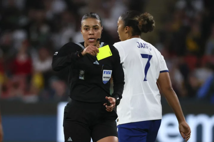 England advances over Nigeria on penalty kicks despite James' red card at the Women's World Cup