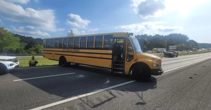 14-year-old teen who recklessly drove stolen school bus for miles on highway in wild spree arrested
