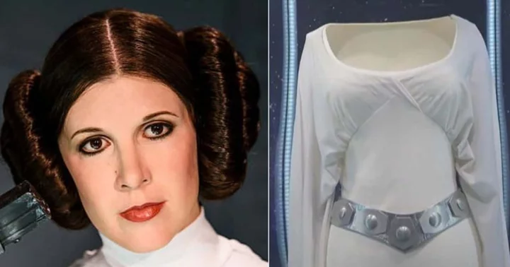 Princess Leia’s white dress worn by Carrie Fisher in first 'Star Wars' film likely to fetch $2M at auction