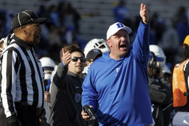 Texas A&M hires Duke coach Mike Elko to replace Jimbo Fisher, AP source says