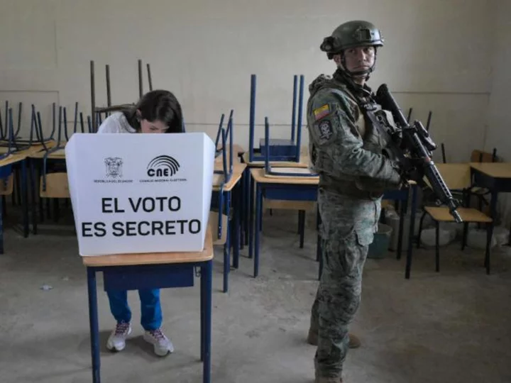 Ecuador votes with crime and economy at the top of the ballot