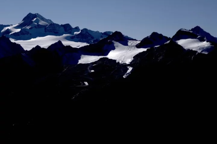 AP PHOTOS: As Alpine glaciers slowly disappear, new landscapes are appearing in their place