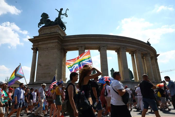 Thousands join Budapest Pride in protest at state's anti-LGBT moves