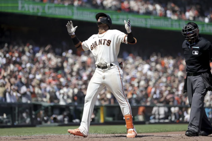Matos hits first career HR to lift Giants past Diamondbacks 7-6 for 12th win in 13 games