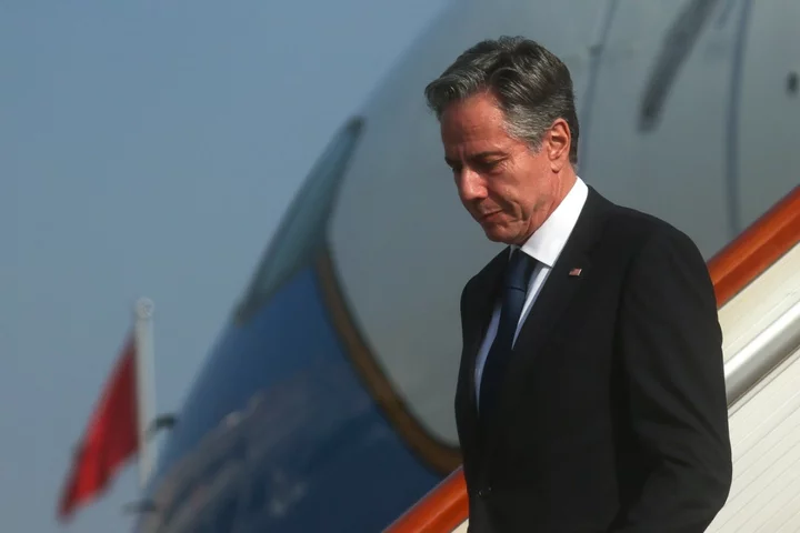 Blinken arrives in Beijing for first China visit by US’s top diplomat in five years
