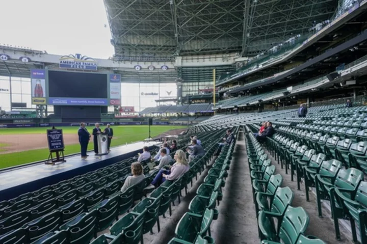 Wisconsin hearing considers $614M plan to fund Milwaukee Brewers stadium repairs