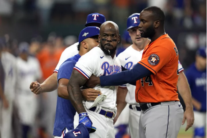 Astros' Abreu suspended 2 games by MLB, which says he intentionally threw at García