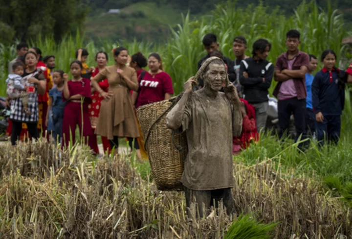 Farmers in Nepal celebrate rice planting day with special feasts and festivities