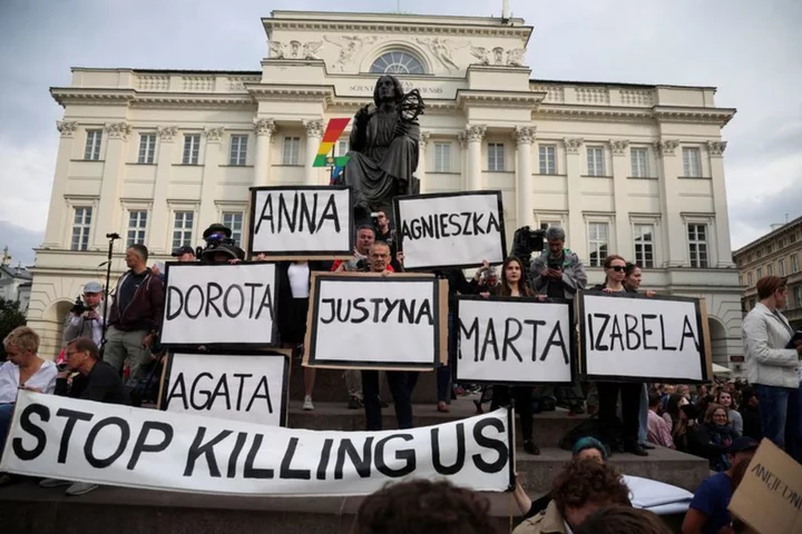 'Stop killing us': Polish women protest against strict anti-abortion law