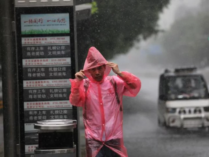 Thousands flee homes as Typhoon Doksuri soaks Beijing and a second storm approaches China