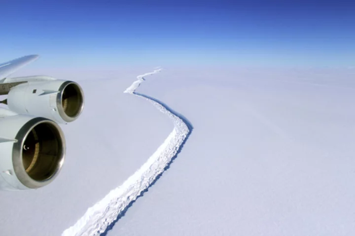 Scientists count huge melts in many protective Antarctic ice shelves. Trillions of tons of ice lost.