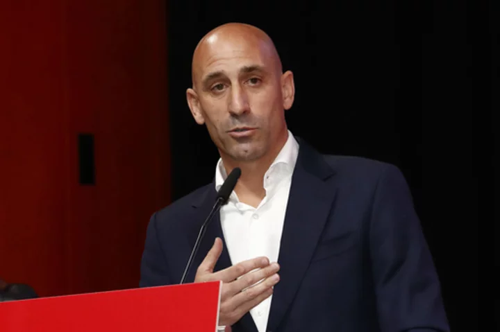 FIFA suspends Spain soccer federation president Luis Rubiales for 90 days after World Cup final kiss