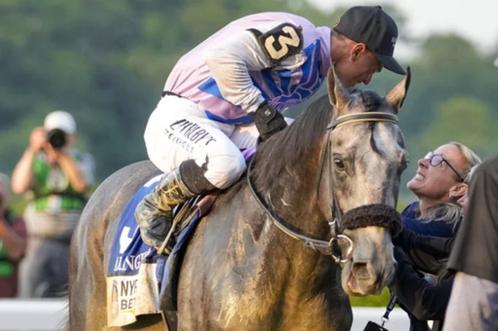 Arcangelo wins Belmont Stakes to make Jena Antonucci 1st female trainer to win a Triple Crown race