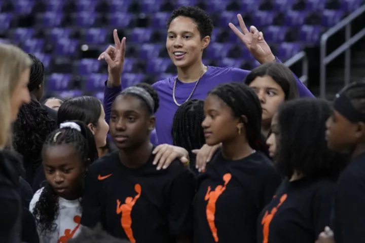 'A day of joy': Brittney Griner opens 1st WNBA season since detainment in Russia