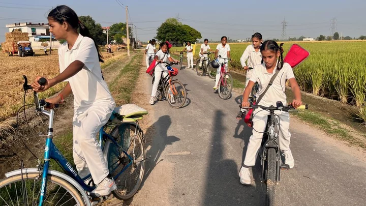 An all girls cricket team in India breaks with tradition