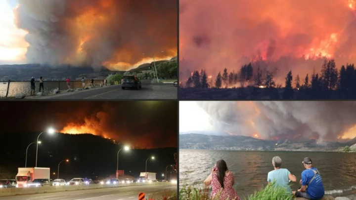 Western Canada wildfires force tens of thousands to flee