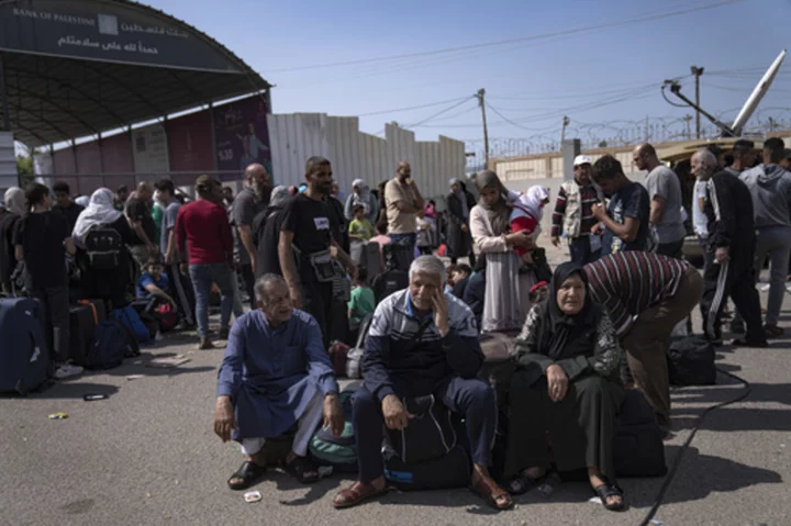 Stranded at a closed border as bombs fall, foreign nationals in besieged Gaza await evacuation