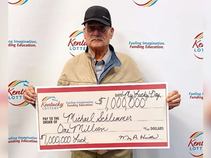 A Kentucky man ran out of fuel. A stop for $20 worth of gas netted him a $1 million jackpot win