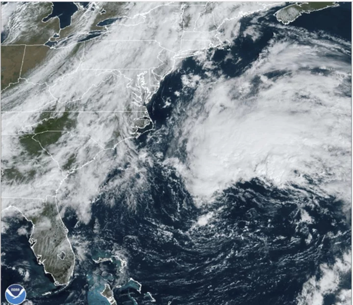 Former Tropical Storm Philippe's remnants headed to waterlogged New England and Atlantic Canada