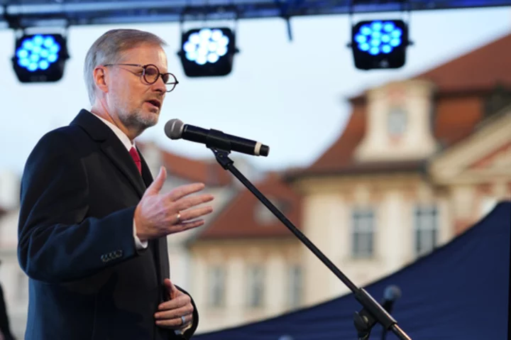 Czech labor unions stage a day of action in protest at spending cuts and taxes