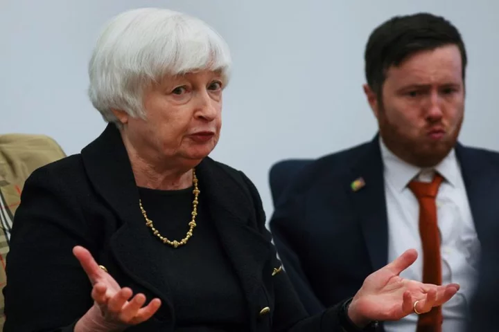 Yellen says U.S. 'soft landing' can weather strike, govt shutdown, student loan risks