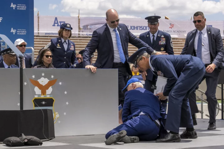 Biden tells US Air Force Academy graduates their leadership needed; trips after speech